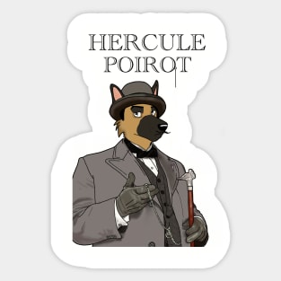 Poirot Furry Sticker